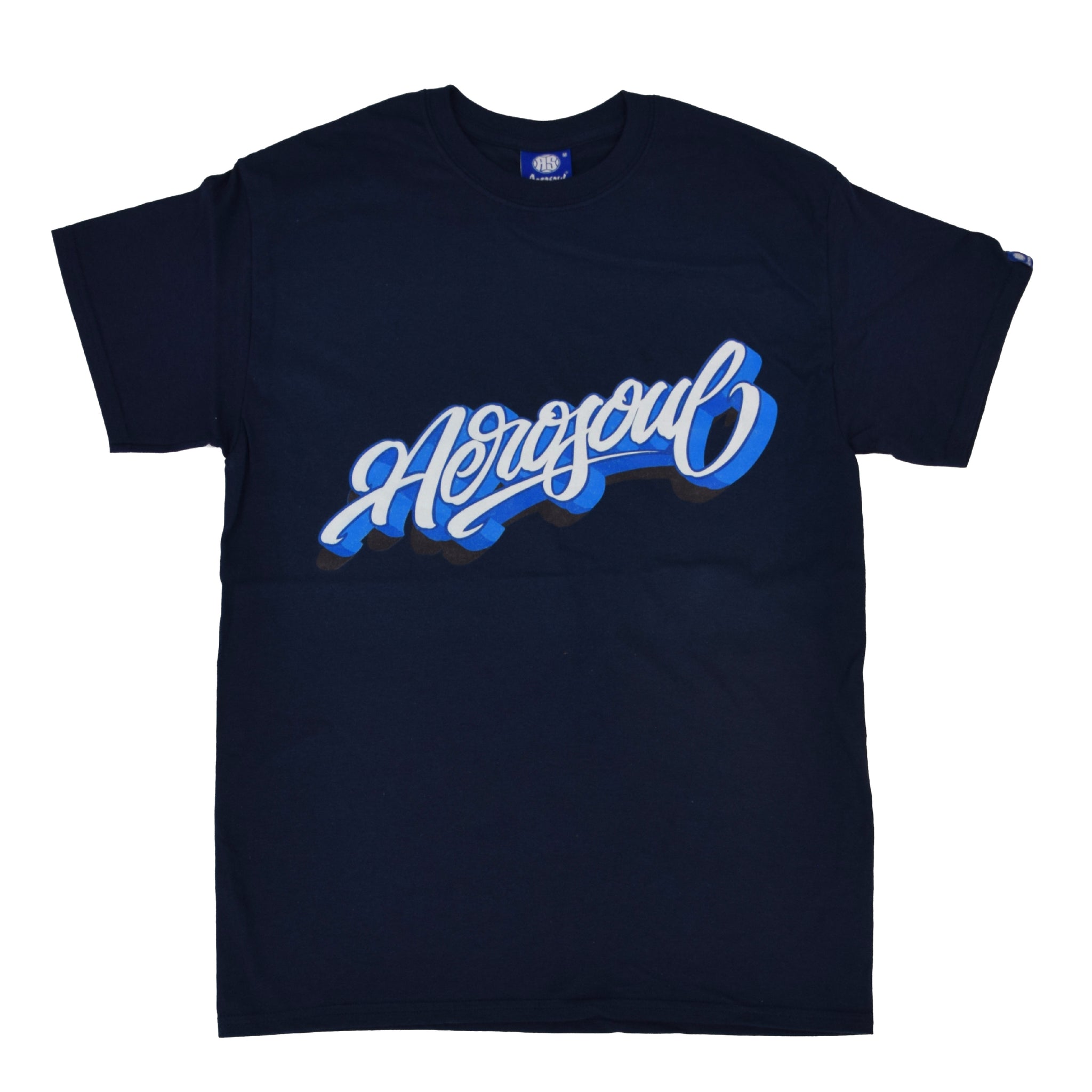 Aero-Script T-Shirt (Navy)