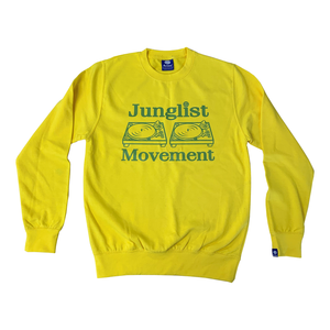 Junglist Movement - Yellow & Green Sweatshirt
