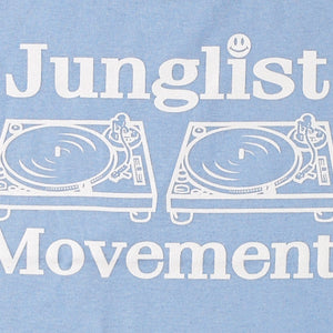 Baby Soul Junglist Movement Crew Neck TeeShirt ( White / Pale Blue)