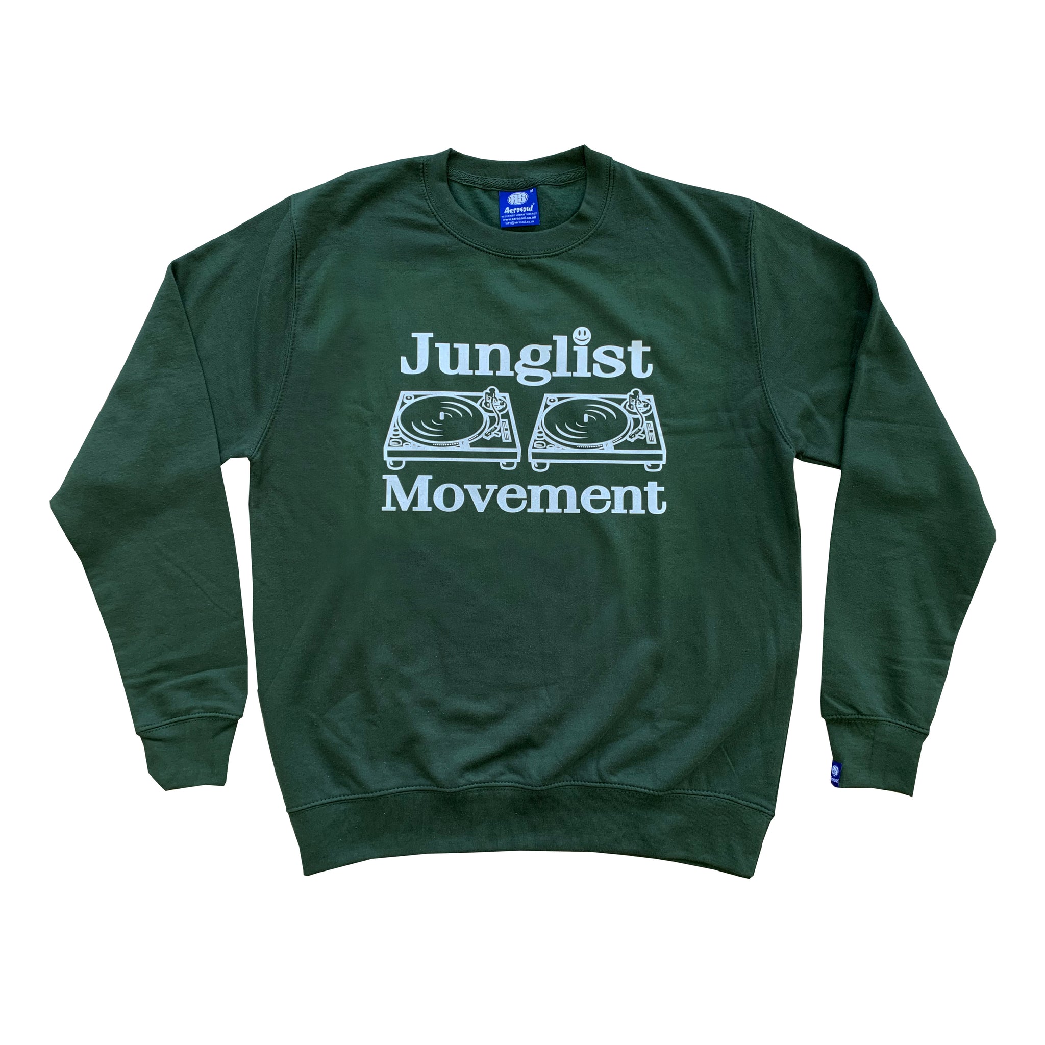 Junglist Movement Sweat Bottle Green (White)