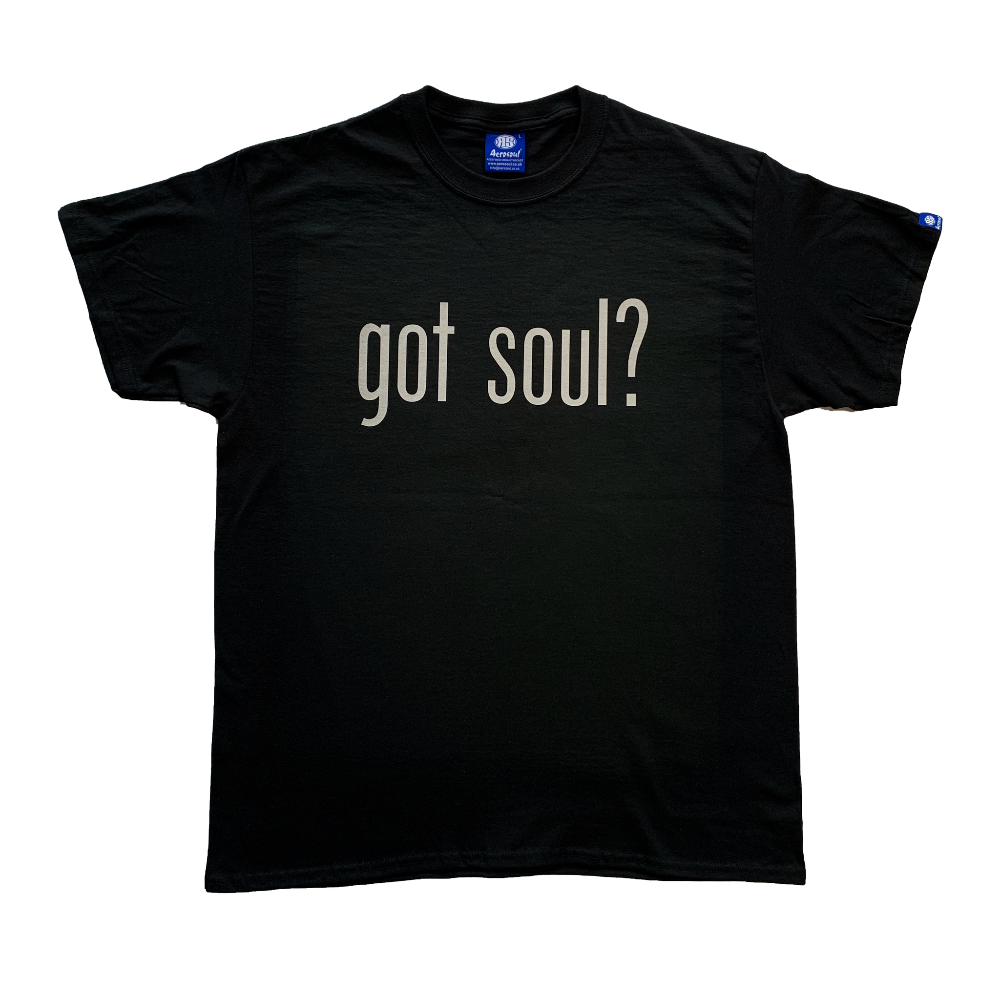 Aerosoul Got Soul Black Teeshirt ( Silver )