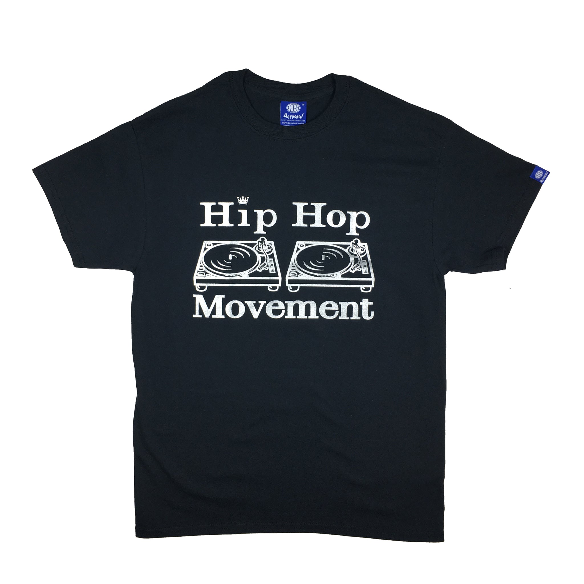 Hip Hop Movement Teeshirt (Silver/Black)
