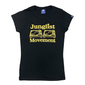 Junglist Movement Babe T Black (Yellow)