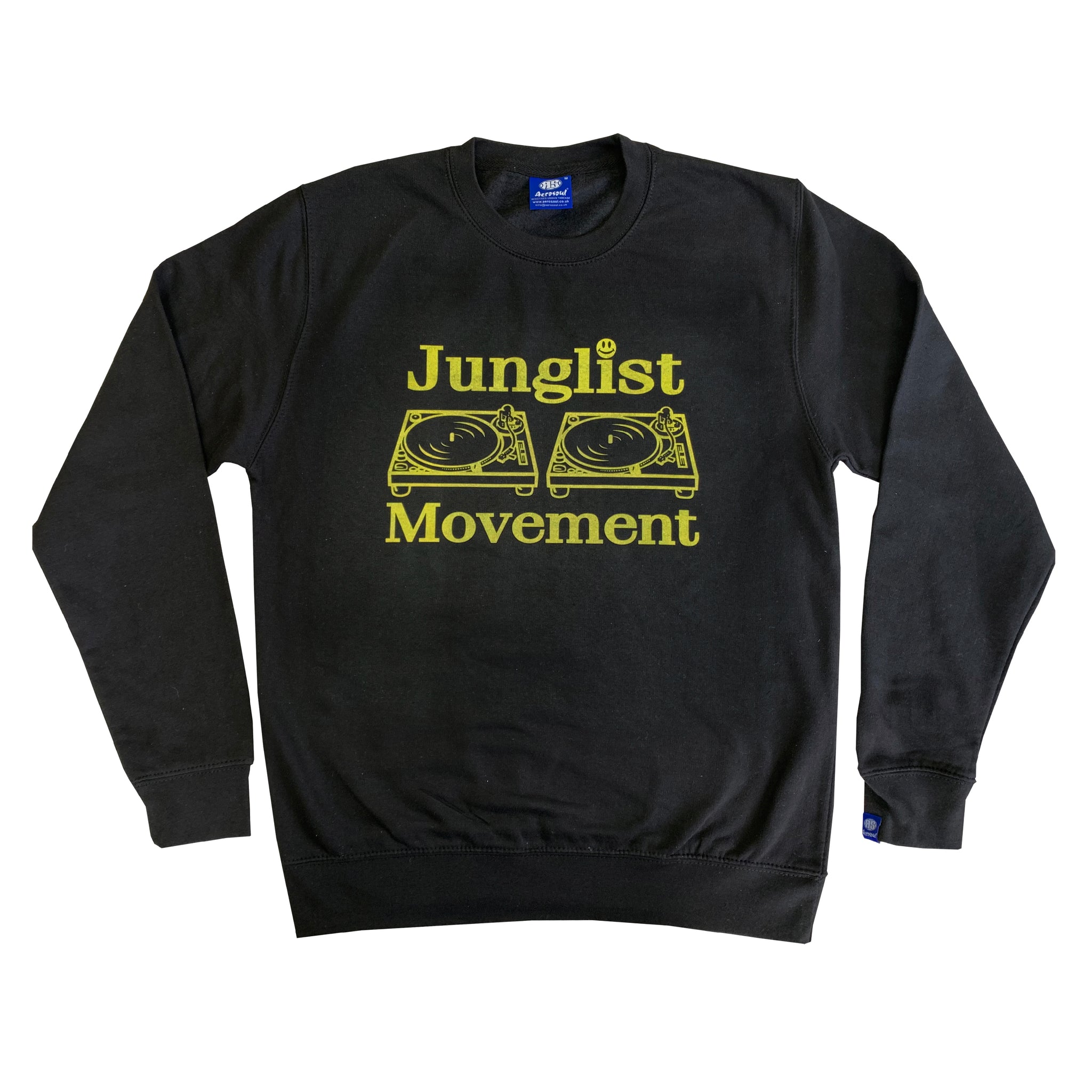Junglist Movement Sweat Black (Yellow)