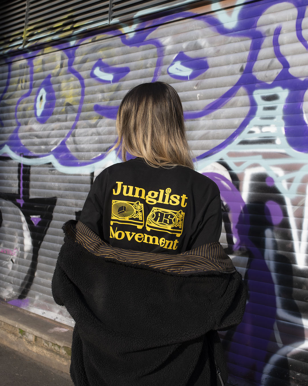 Drum&BassArena x Aerosoul Junglist Movement official collab reversible fleece jacket and tee 2023