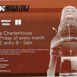 Bar Knowledge - 10th June @ Charterhouse