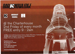 Bar Knowledge - 10th June @ Charterhouse