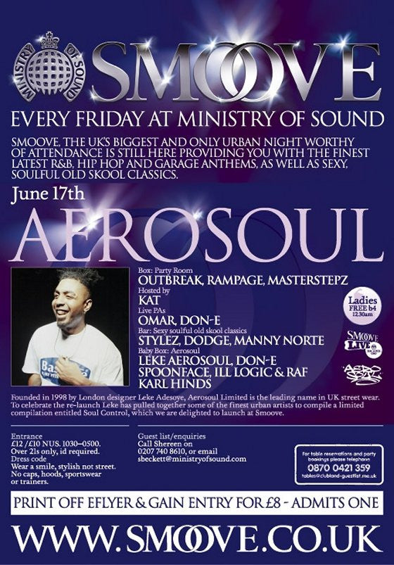 Aerosoul @ Ministry of Sound - Smoove
