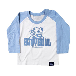 BabySoul Cub BaseBall L/Slv Pale Blue/White (Pale Blue)