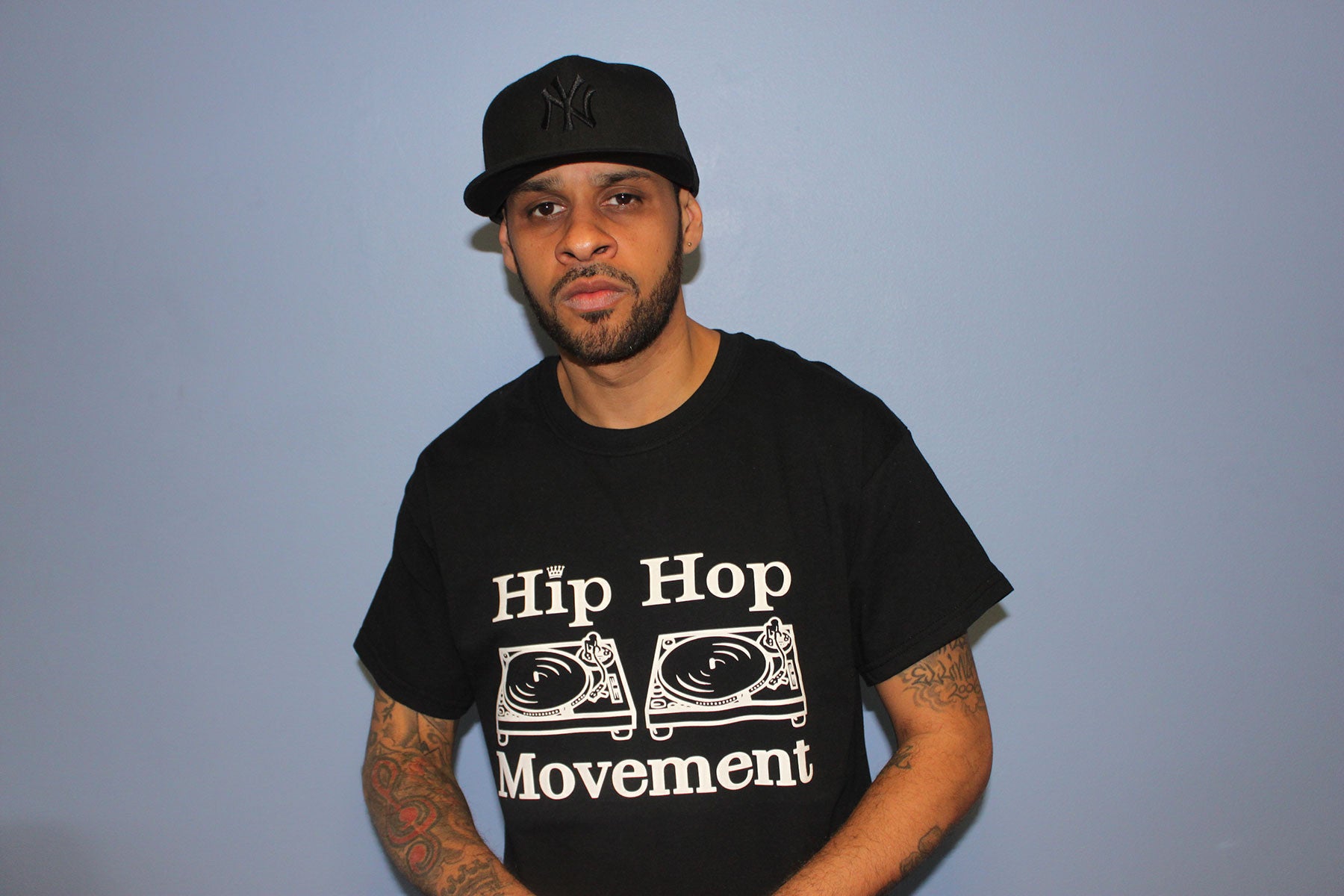 Hip Hop Movement Teeshirt (Black)