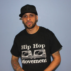 Hip Hop Movement Teeshirt (Black)