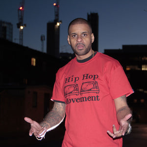 Hip Hop Movement Teeshirt (Red/Black)