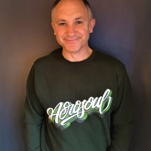Aero-Script Sweatshirt (Forest Green)