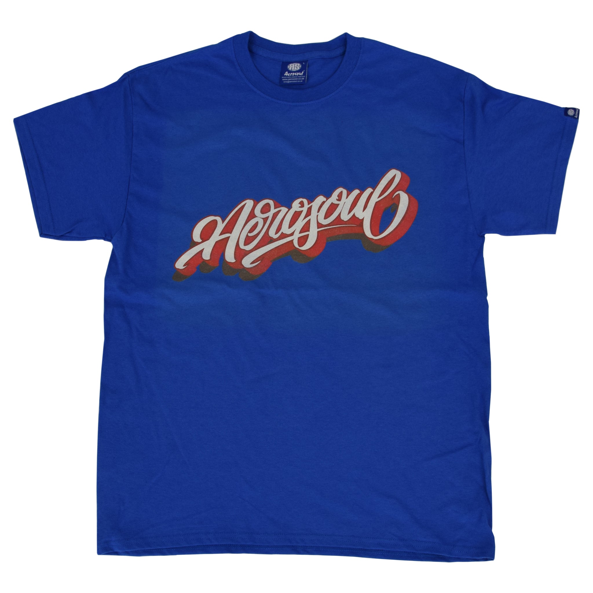 Aero-Script T-Shirt (Royal Blue)