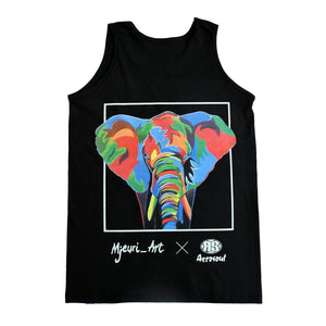 A.S. Africa Elephant Athletic Vest (Black)