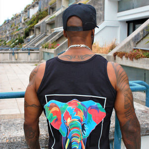 A.S. Africa Elephant Athletic Vest (Black)