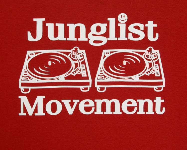 Junglist Movement Sweat Red (White)