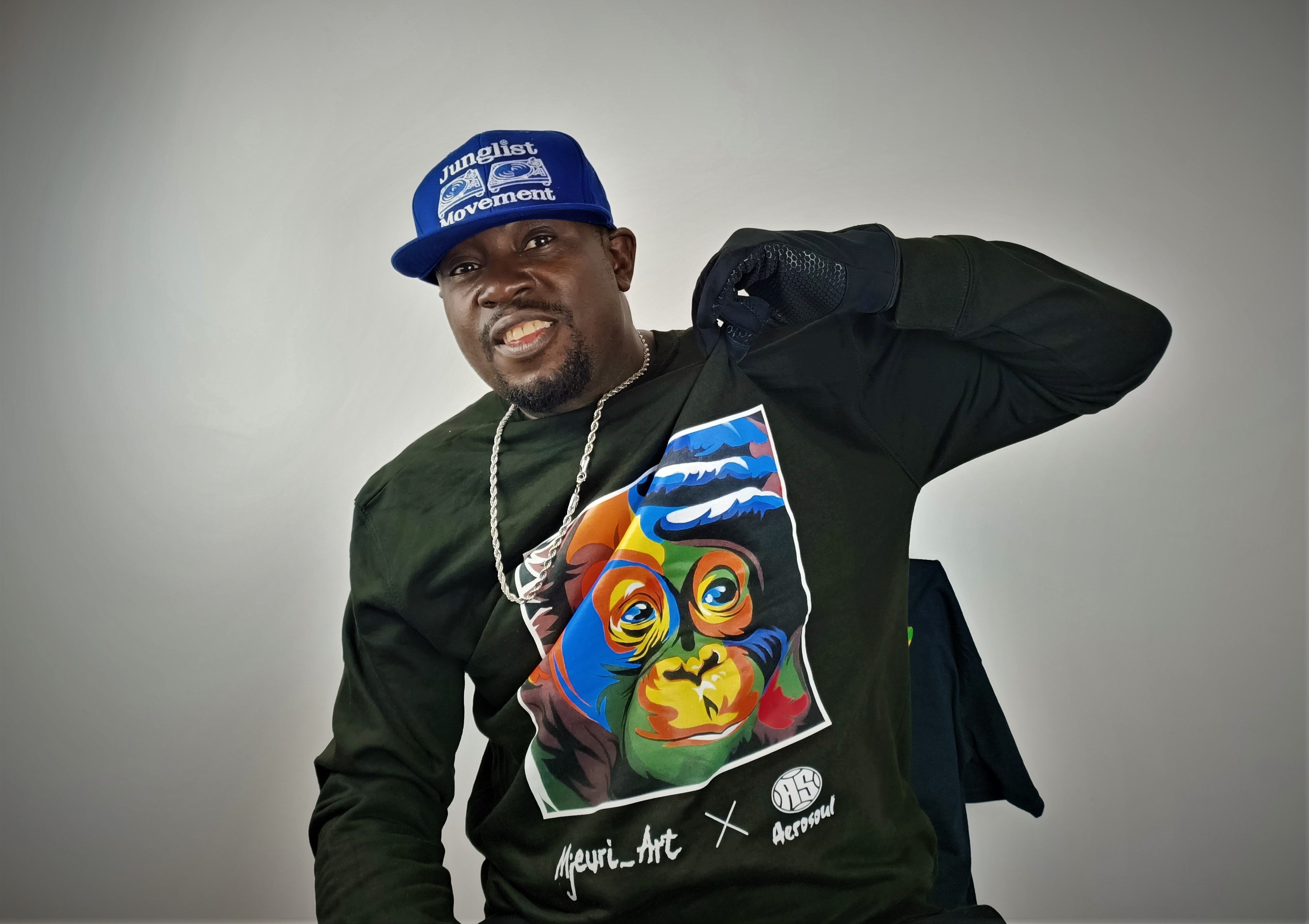 A.S. Monkey Sweatshirt (Black) – Aerosoul Limited