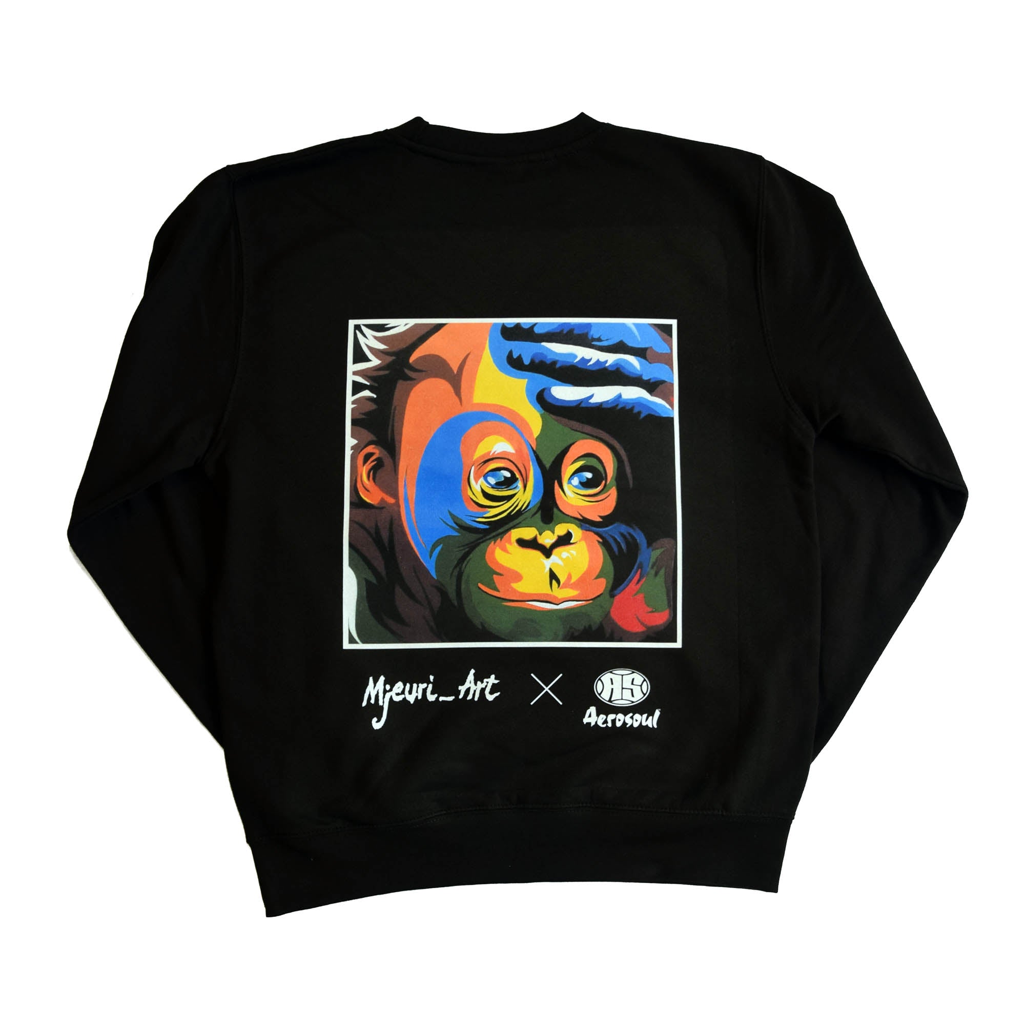 A.S. Monkey Sweatshirt (Black) – Aerosoul Limited