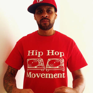 Hip Hop Movement Teeshirt (Red)