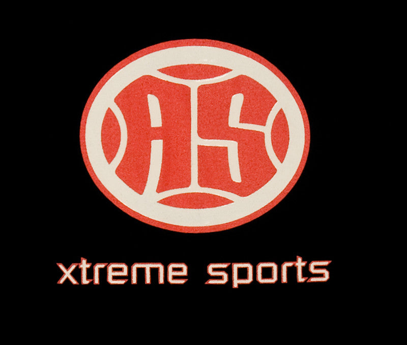 A.S. Xtreme Long Sleeve T-Shirt - Red Logo (Black)