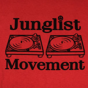 Junglist Movement T-Shirt Red (Black)