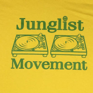 Junglist Movement T-Shirt Yellow (Green)