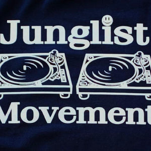 Junglist Movement Sweat French Navy (White)
