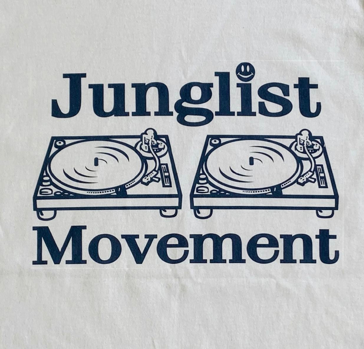 Junglist Movement T-Shirt White (Blue)