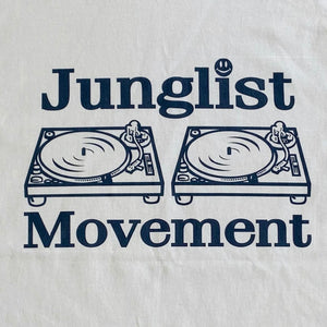 Junglist Movement T-Shirt White (Blue)
