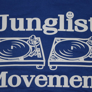 Junglist Movement Sweat Royal (White)